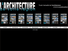 Tablet Screenshot of larchitecture.com